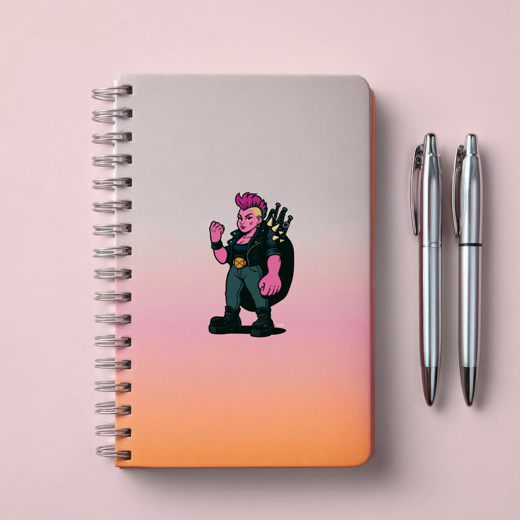 Katia Grim Sticker: Dungeon Crawler Carl Fan Art, Holographic Vinyl