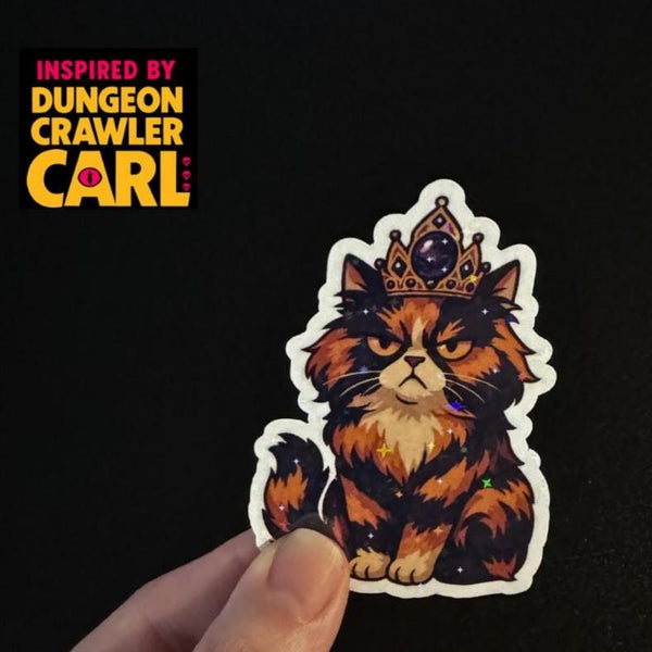 Princess Donut Sticker, Dungeon Crawler Carl Inspired: Holographic Vinyl Decal