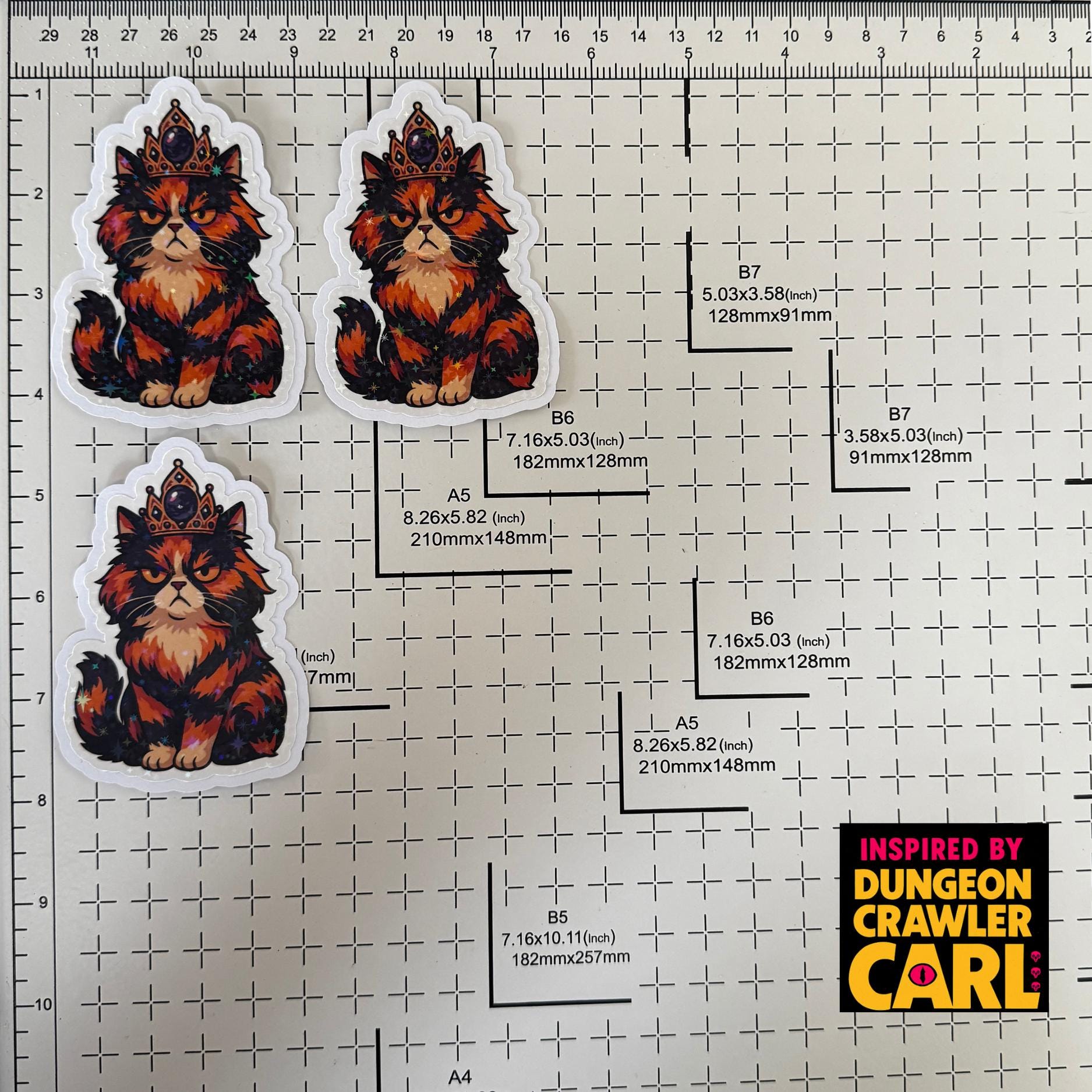 Princess Donut Sticker, Dungeon Crawler Carl Inspired: Holographic Vinyl Decal