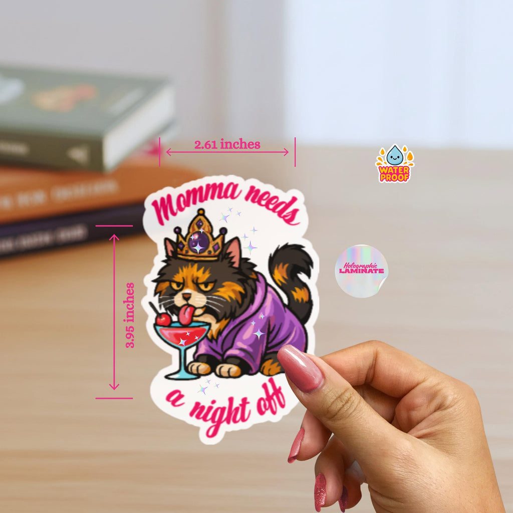 Princess Donut Sticker: Dungeon Crawler Carl, "Momma Needs A Night Off"