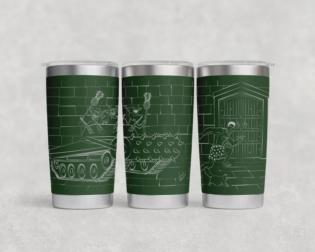 Dungeon Crawler Carl Tumbler: Engraved Stainless Steel LitRPG Fan Gift | Dungeon Crawler Gift