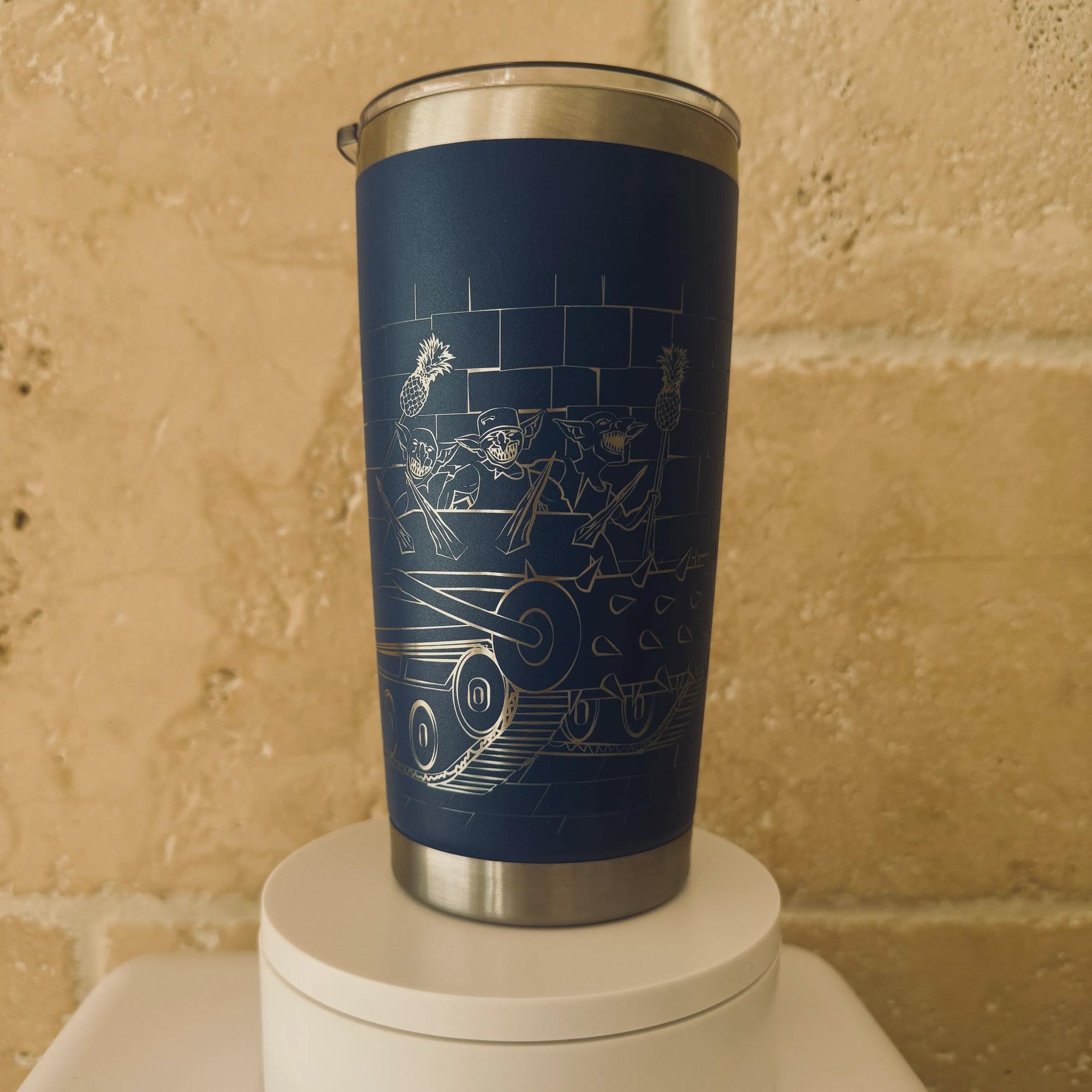 Dungeon Crawler Carl Tumbler: Engraved Stainless Steel LitRPG Fan Gift | Dungeon Crawler Gift