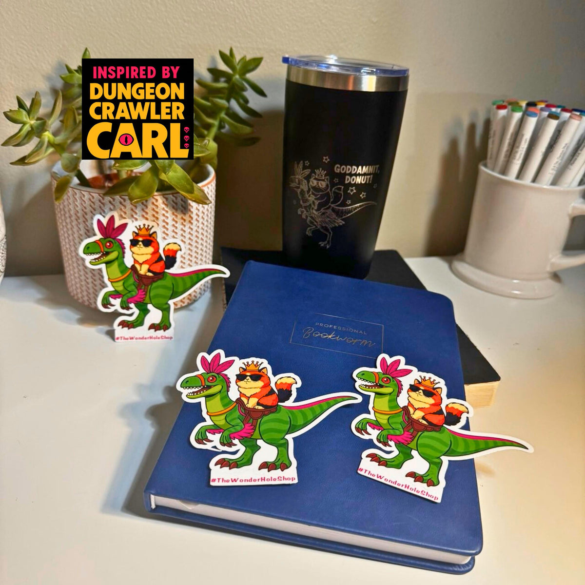 Dungeon crawler carl sticker collection