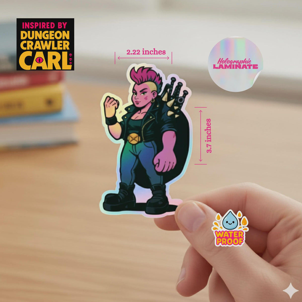 Dungeon crawler carl sticker collection
