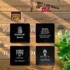 Dungeon crawler carl coasters | momma needs a night off | goddamnit donut | special name | gaslight jesus