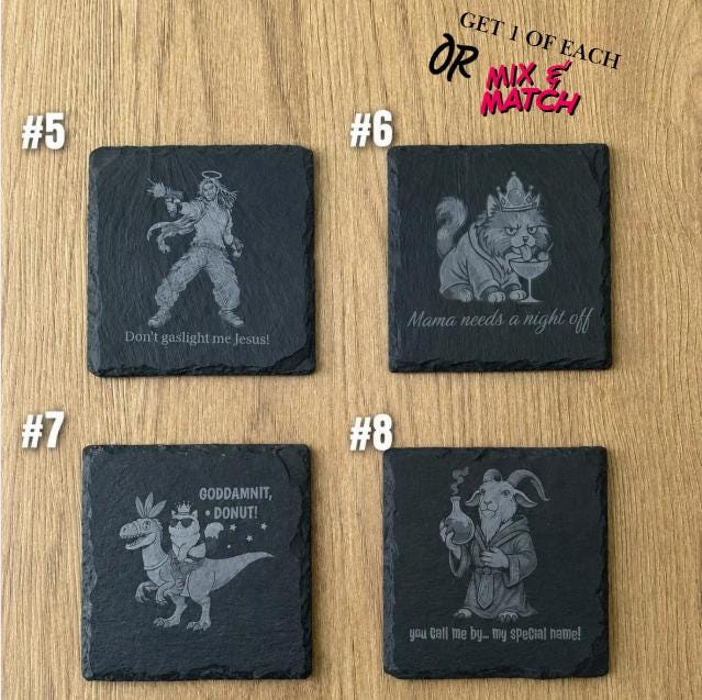 Dungeon Crawler Carl Coasters | Momma needs a night off & More