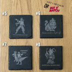 Dungeon crawler carl coasters | momma needs a night off | goddamnit donut | special name | gaslight jesus