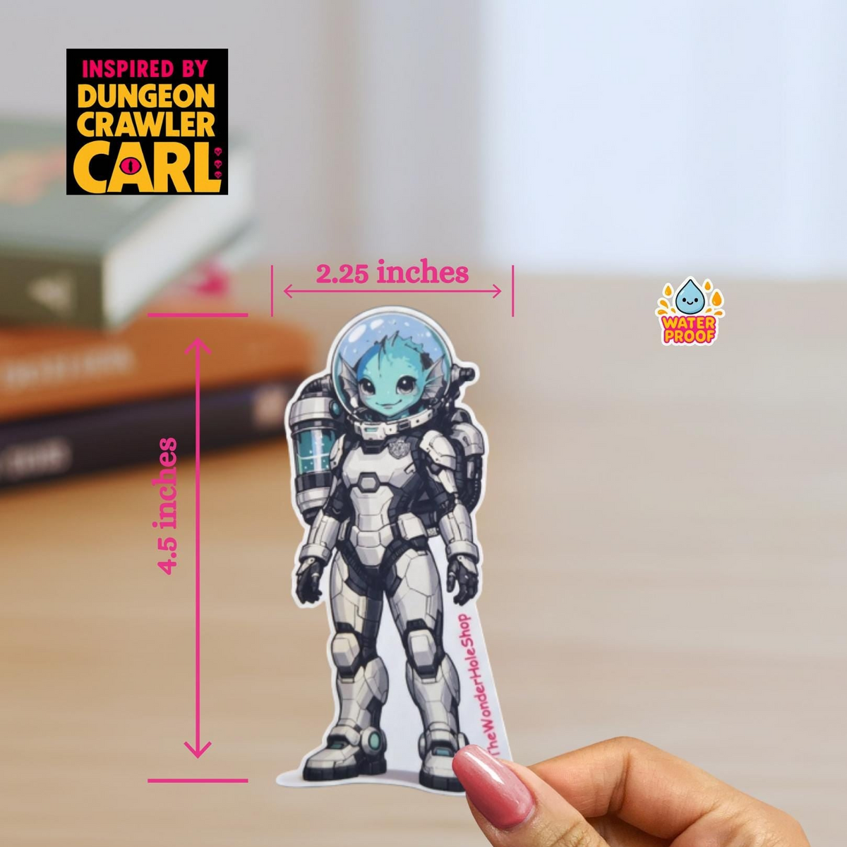 Zev sticker: dungeon crawler carl