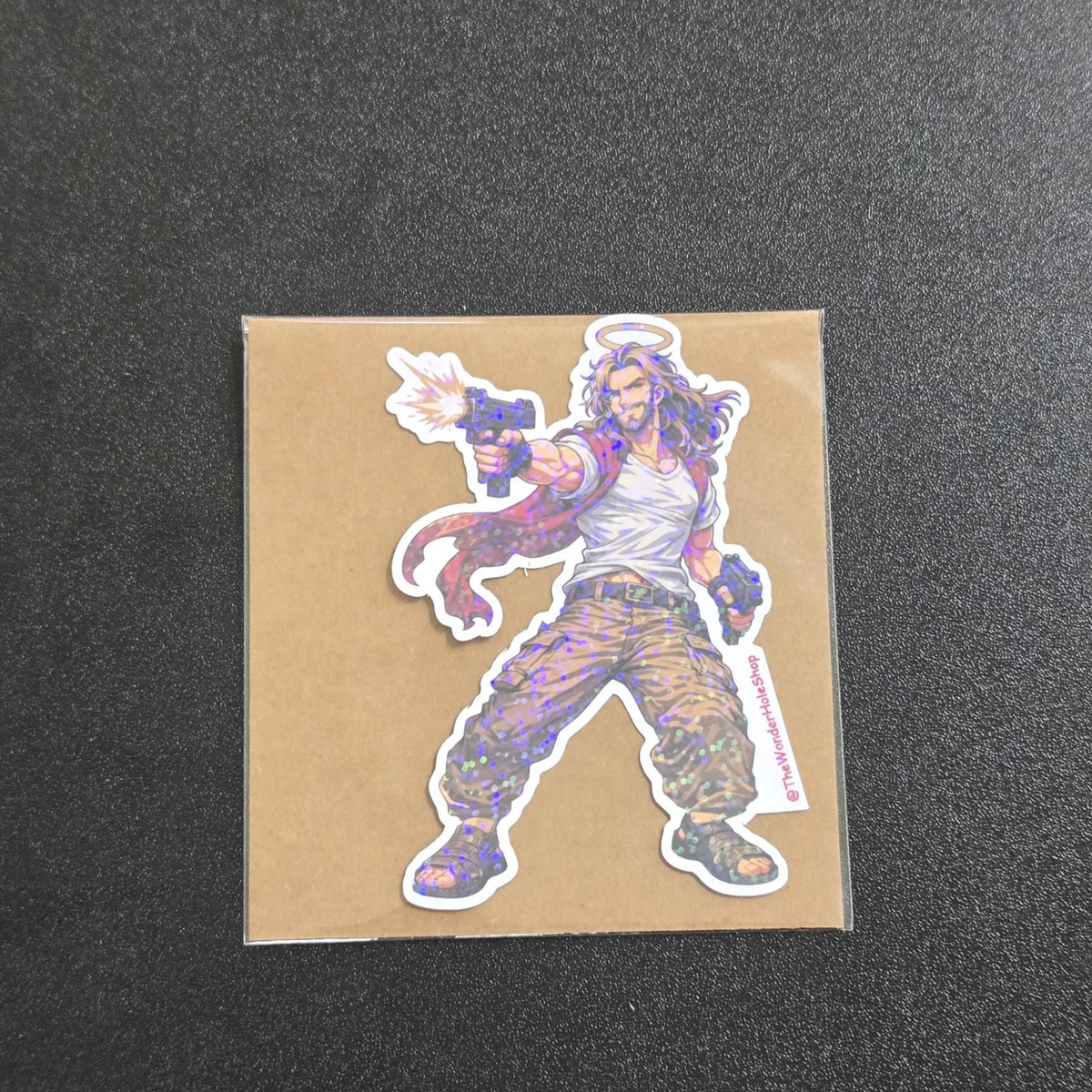 Uzi jesus sticker: dungeon crawler carl
