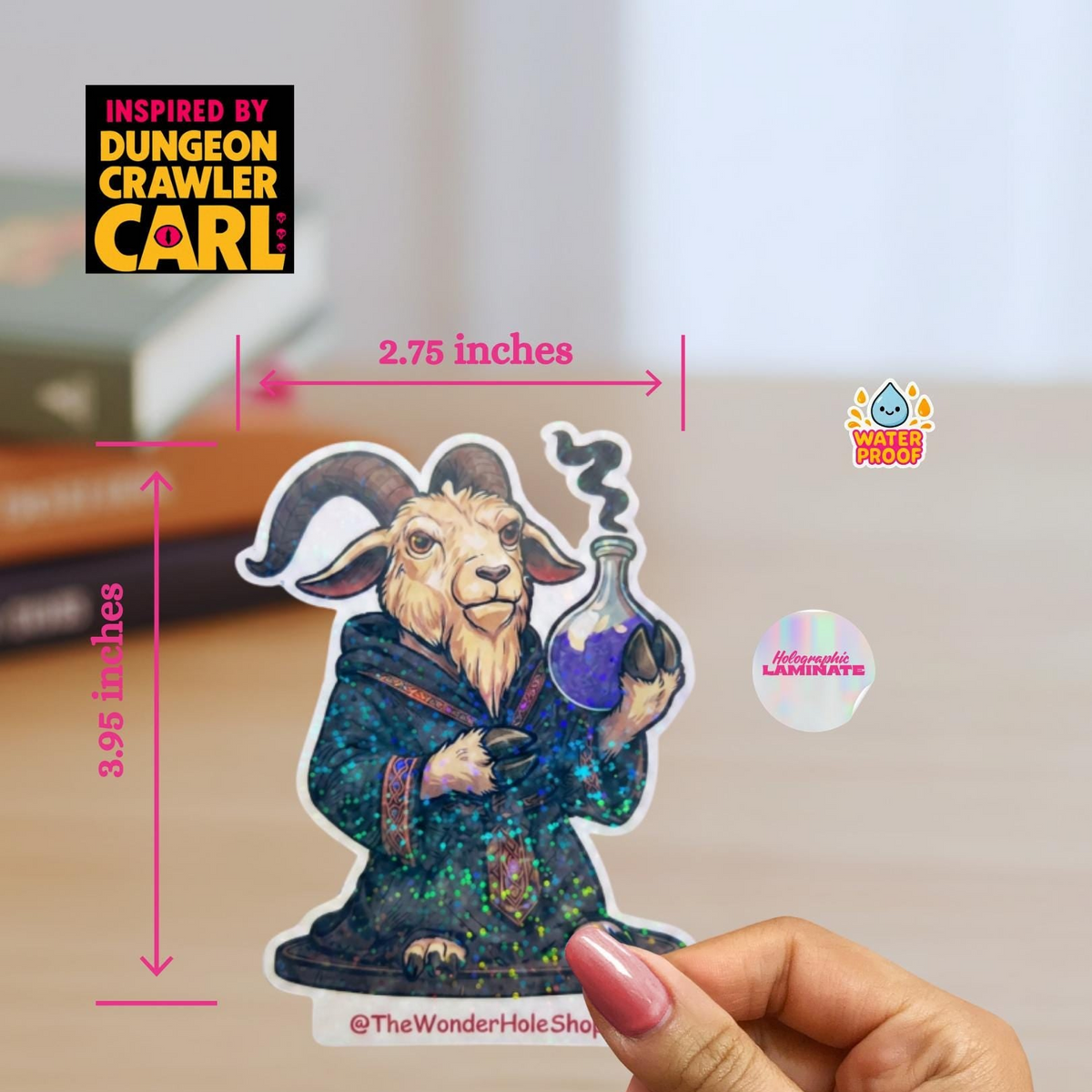 Prepotente sticker: dungeon crawler carl