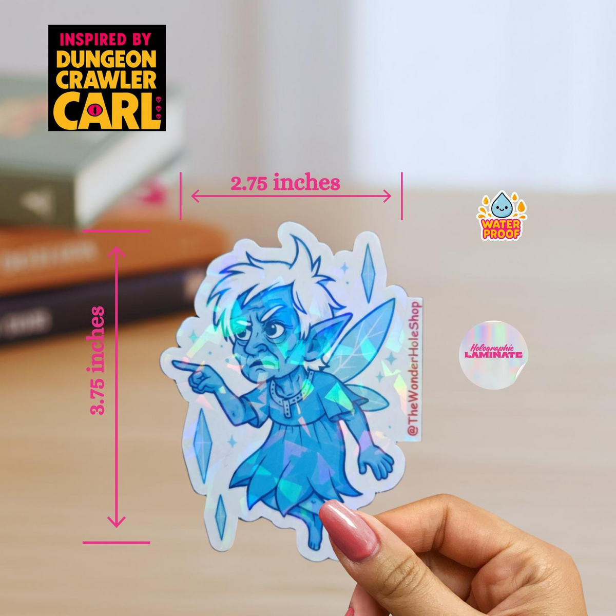 Elle McGib sticker: dungeon crawler carl