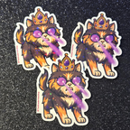 Princess donut sticker: dungeon crawler carl, "Laser Eyes"