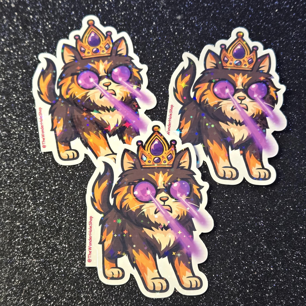 Princess donut sticker: dungeon crawler carl, "Laser Eyes"