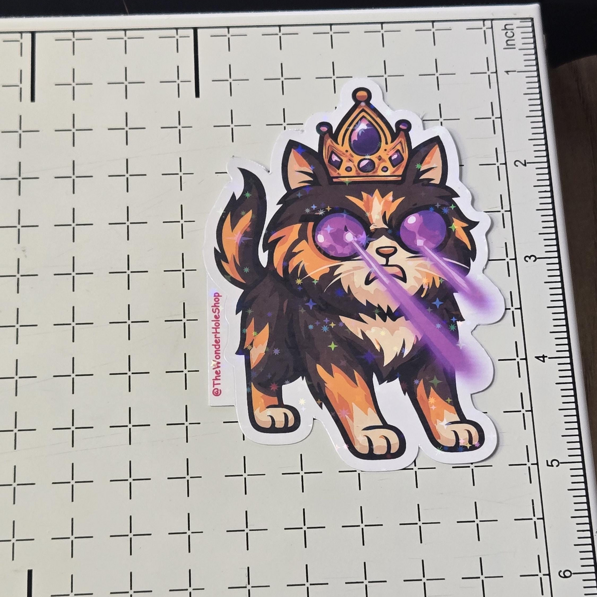 Princess donut sticker: dungeon crawler carl, "Laser Eyes"