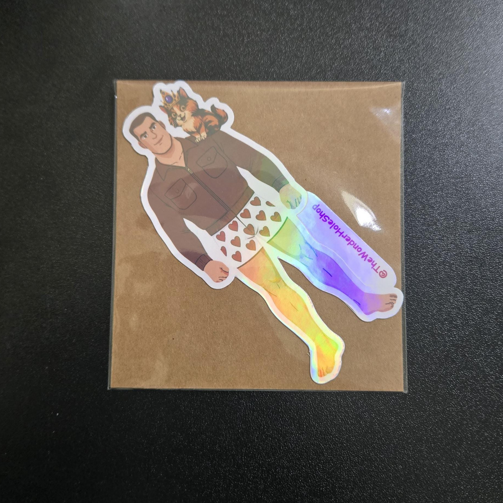 Carl and Donut sticker: dungeon crawler carl