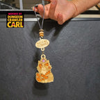 Dungeon crawler carl inspired car charm – princess donut "this is an outrage and quot;