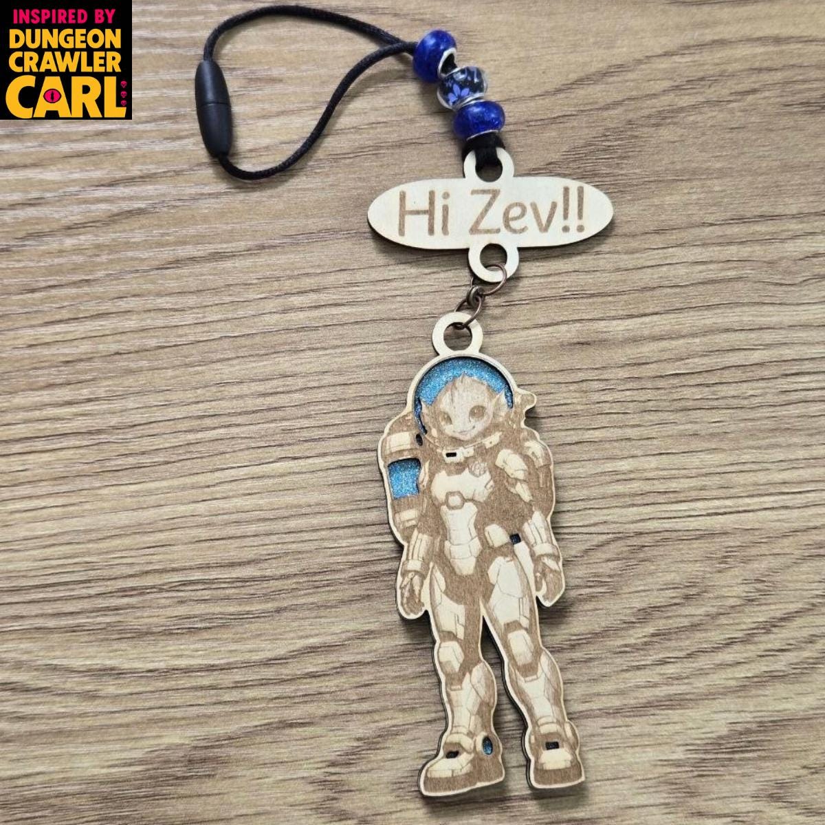 Dungeon crawler carl inspired car charm – Zev