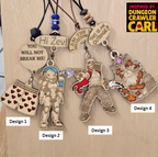 Dungeon crawler carl inspired car charm – "you will not break me and quot;