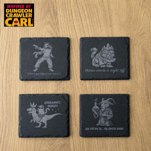 Dungeon Crawler Carl Coasters | Momma needs a night off & More