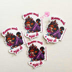 Close-up of Princess Donut character sticker - Dungeon Crawler Carl fan art