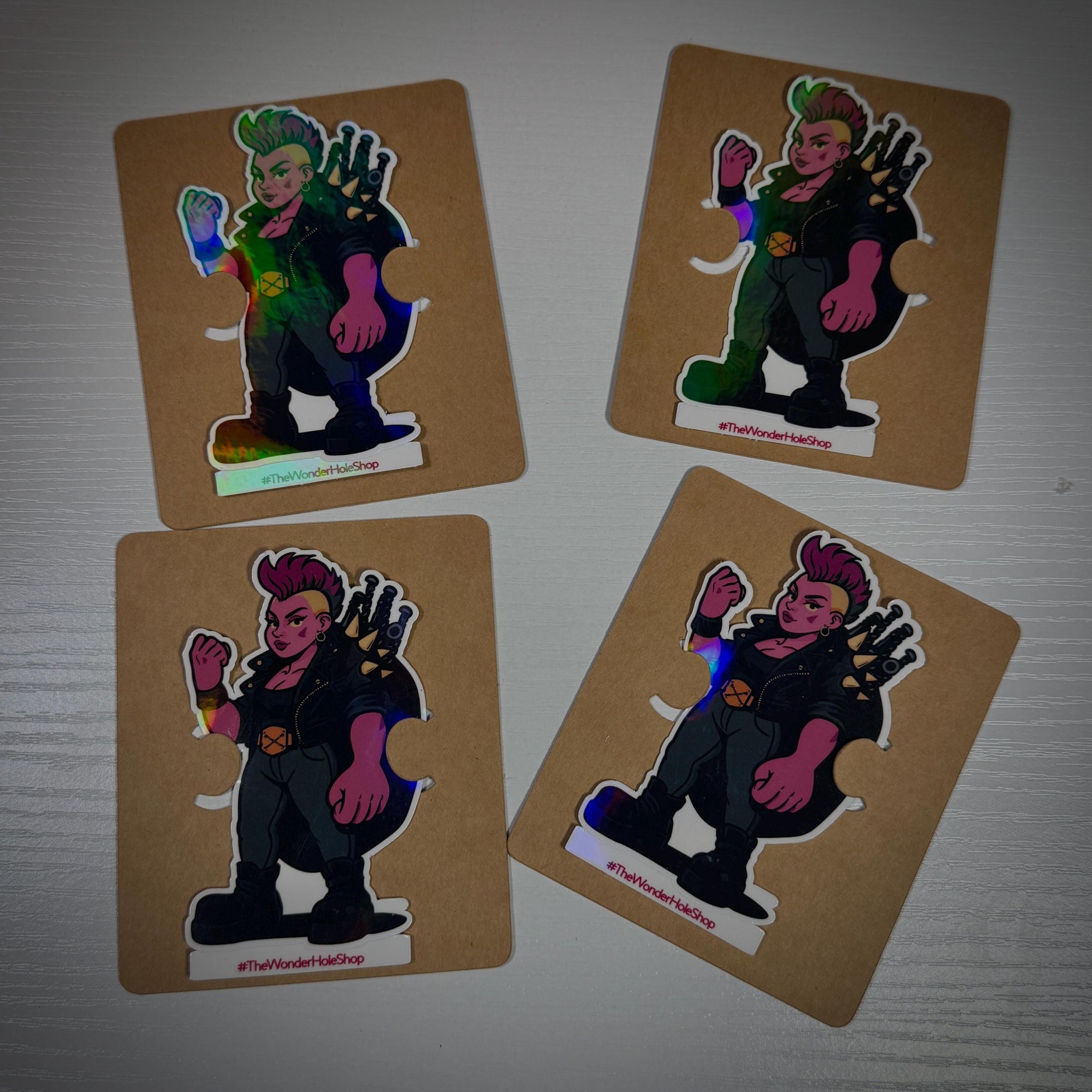 Katia Grim Sticker: Dungeon Crawler Carl Fan Art, Holographic Vinyl