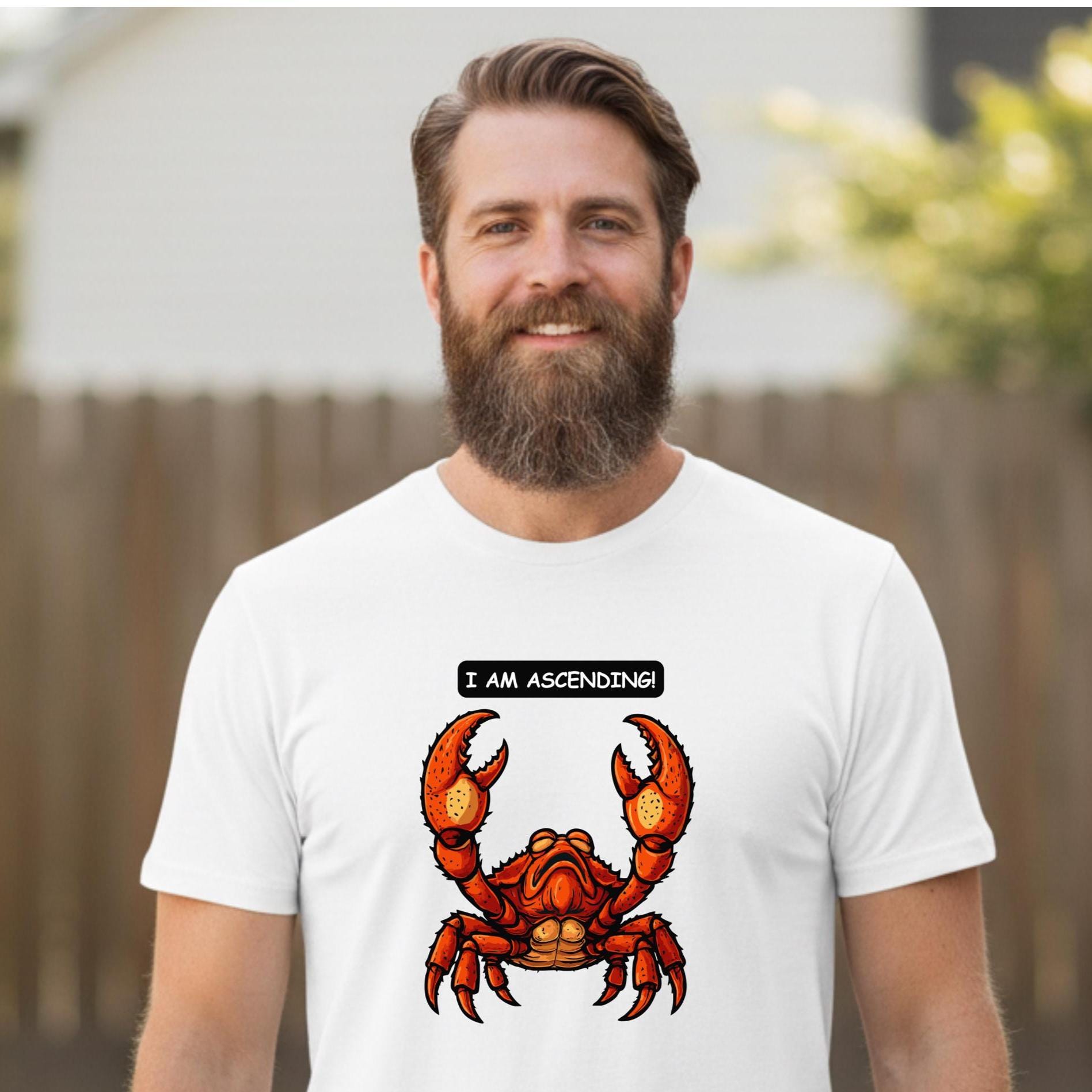 Dungeon Crawler Carl T-Shirt: Raul the Crab Tee, "I'm Ascending"