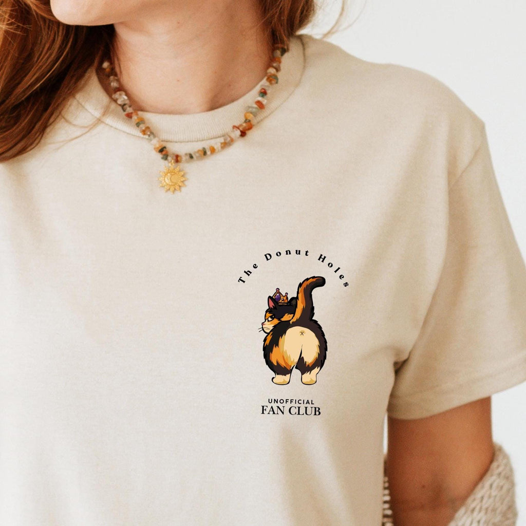 Dungeon Crawler Carl T-Shirt: Princess Donut, Donut Holes Unofficial Fan Club - Left Side Design