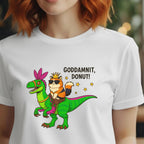 Goddammit Donut! Dungeon Crawler Carl T-Shirt: Princess Donut & Mongo