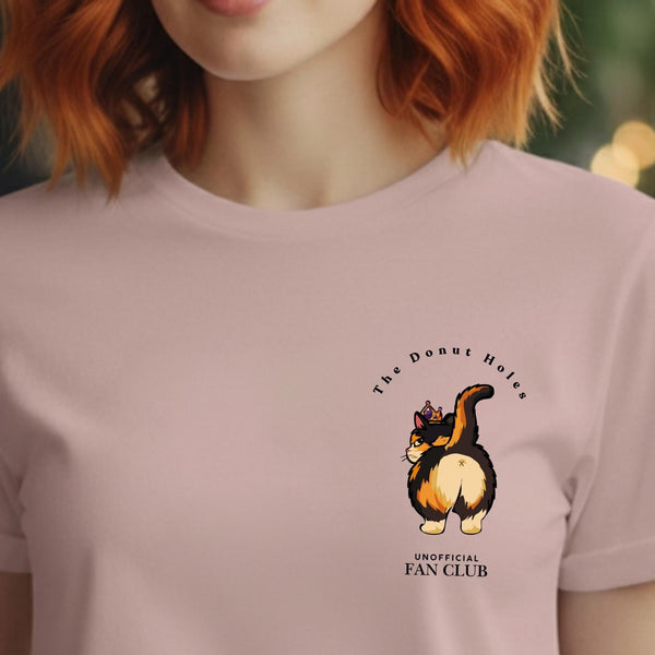 Dungeon Crawler Carl T-Shirt: Princess Donut, Donut Holes Unofficial Fan Club - Left Side Design