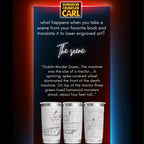 Dungeon Crawler Carl Tumbler | Full Wrap Engraved Cup with Carl & Princess Donut | LitRPG Fan Gift Book Lover