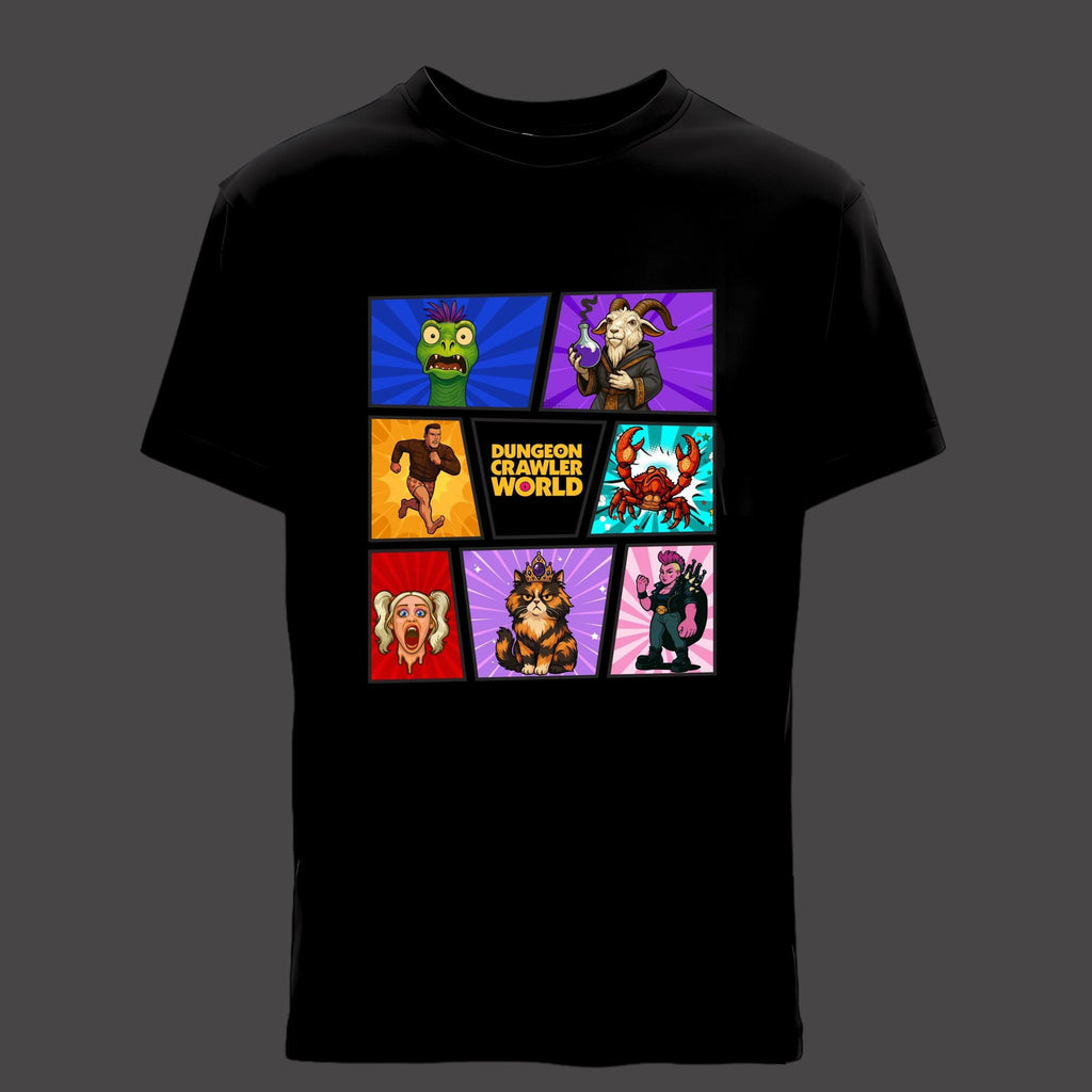 Dungeon Crawler Carl character t-shirt - comfortable LitRPG book series merchandise