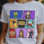 Princess Donut, Mongo, and Prepotente graphic tee - Dungeon Crawler Carl fan gift