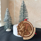 Christmas Dungeon Crawler Carl Ornament – Princess Donut “You’re My Dungeon Crawl” – Handmade